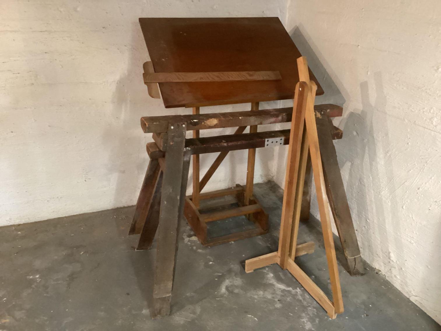 Image for Drafting Table and Saw Horses