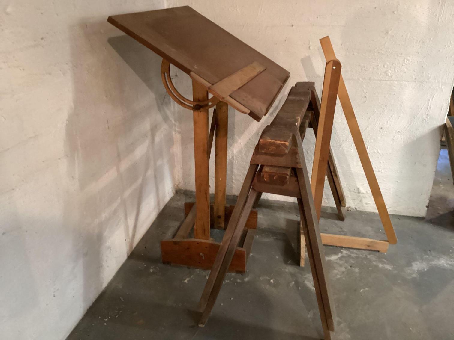 Image for Drafting Table and Saw Horses