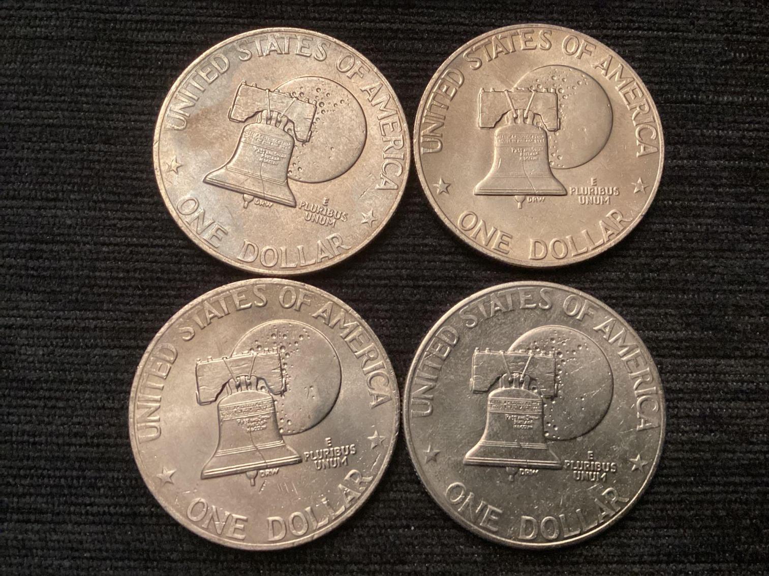 Image for Eisenhower Dollars (4) 