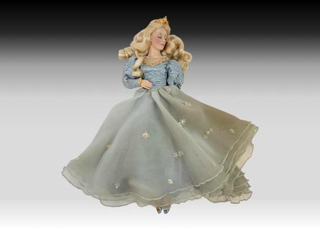 Franklin Heirloom Gerda Neubacher Sleeping Beauty Bisque Porcelain Doll