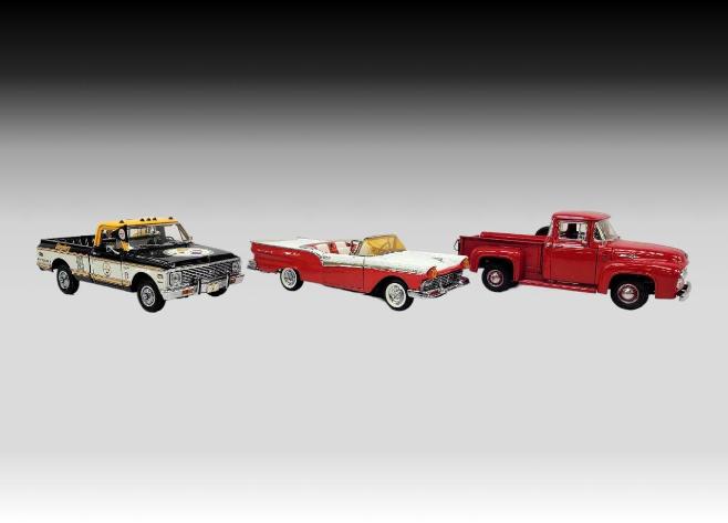 Pittsburgh Steelers Truck, 1957 Ford & 1956 Ford F-100 Pickup Truck