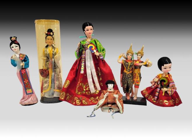 East Asian Souvenir Dolls