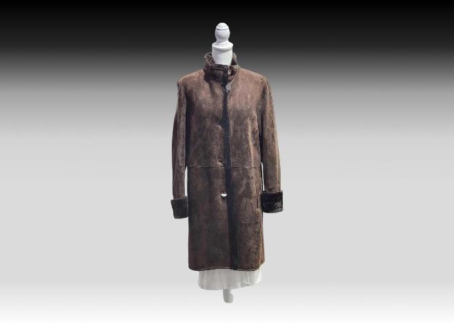 Genuine Sheepskin Jacket, Size Medium