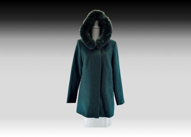 Sachi Coat w/ Dyed Fur Trim