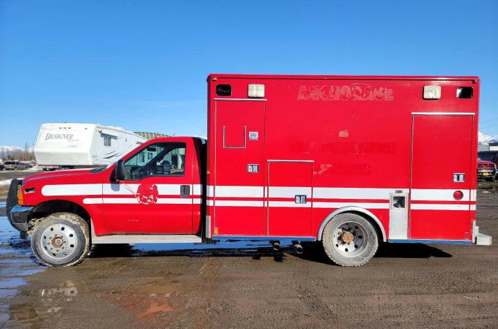 2001 Ford F-450 Diesel 4x4 Ambulance 