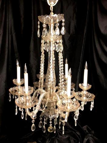 Blue Box Auction Gallery, How To Clean An Antique Crystal Chandelier Appraisal
