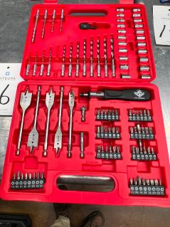 assorted-tool-kit-with-drills-spade-bits-driver-bits-handle-case
