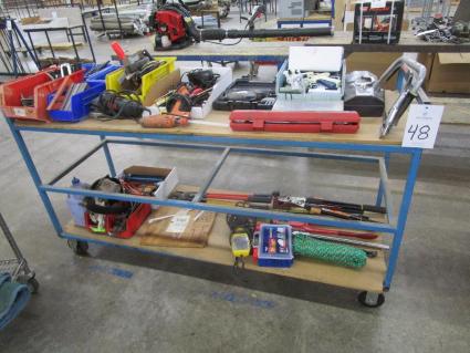 lot-of-assorted-hand-tools-with-cart