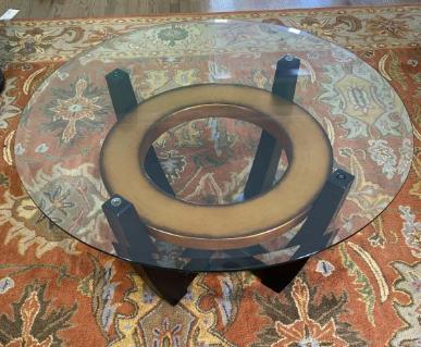 round-coffee-table-with-beveled-glass-top
