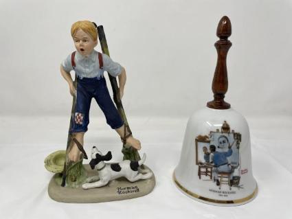 norman-rockwell-figurine-and-bell