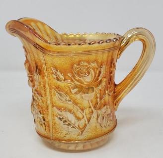 marigold-carnival-glass-pitcher