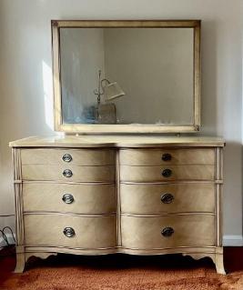 drexel-six-drawer-dresser-with-mirror