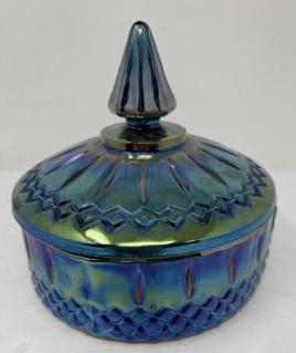 blue-carnival-glass-candy-dish