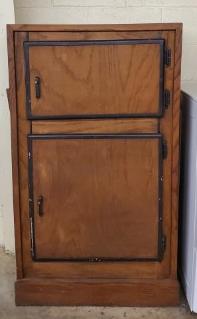 vintage-wood-encased-refrigerator