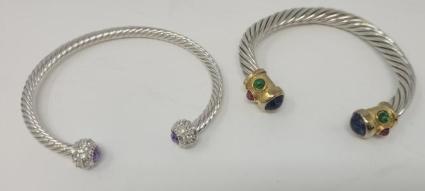 two-silver-tone-cuff-bracelets