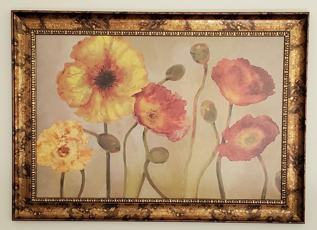 framed-floral-painting