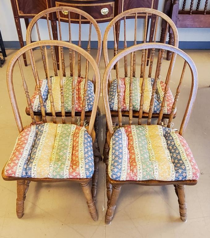 four-oak-spindle-bow-back-chairs