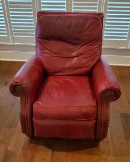 red-leather-recliner